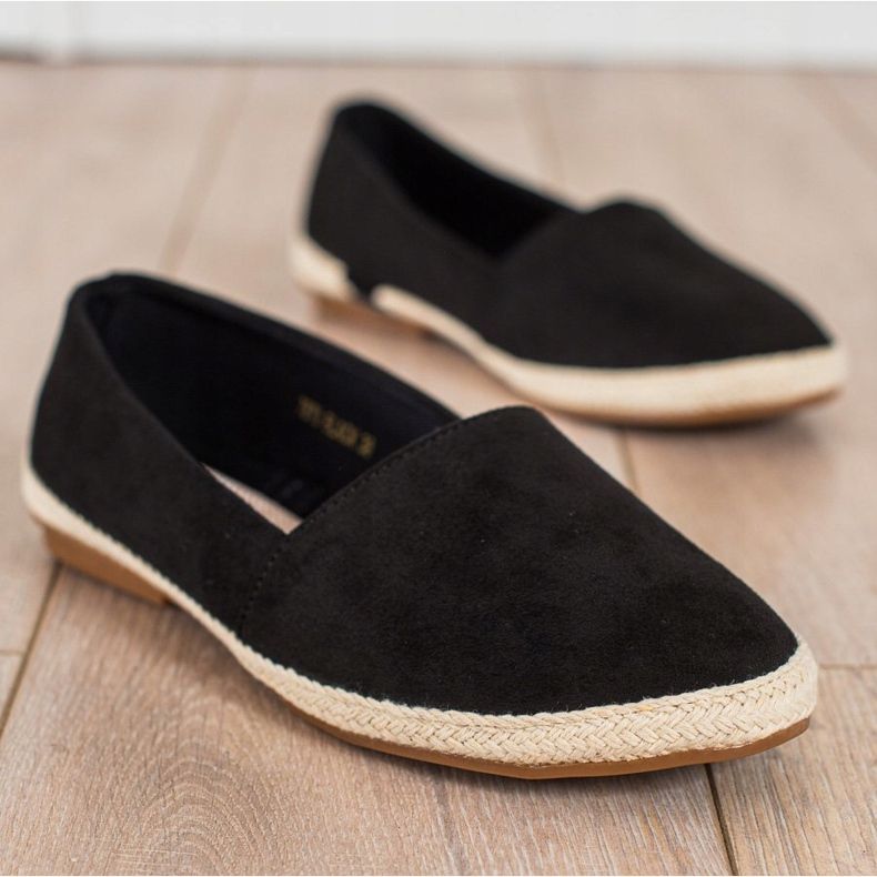 Marquiz Klassiske Espadriller sort 1