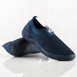 SHELOVET Openwork Slip On Sko blå 1