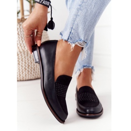 Dame Loafers Sergio Leone PB255 Sort 2