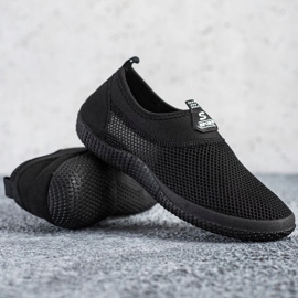 SHELOVET Openwork Slip On Sko sort 1