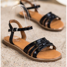 Cm Paris Sorte sandaler med stropper 1