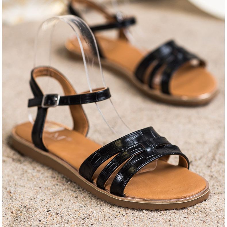 Cm Paris Sorte sandaler med stropper 1