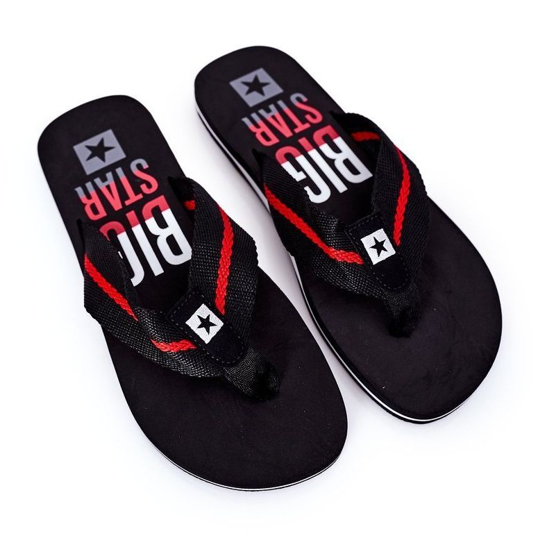 Mænds flip-flops Big Star FF174479 Sort 1