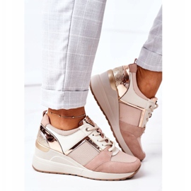 Wedge Sneakers Vinceza 10606 Lyserød 2