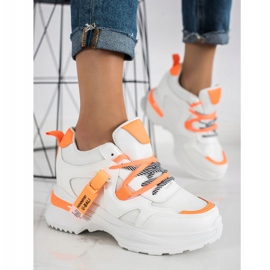 SHELOVET Hvide mode sneakers 2