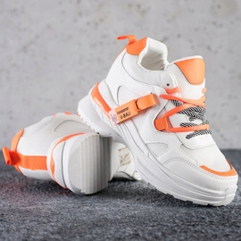 SHELOVET Hvide mode sneakers 1