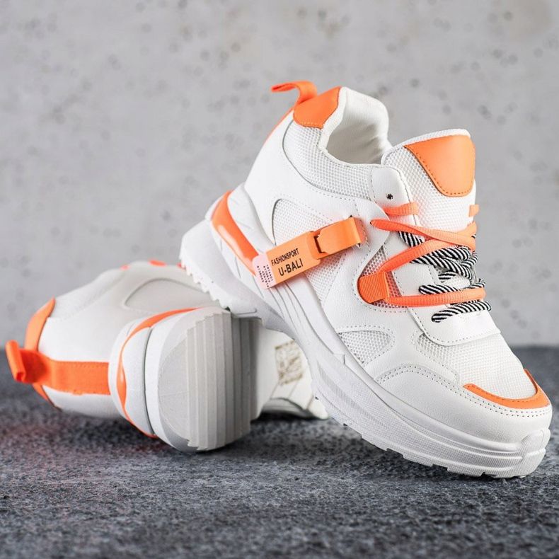 SHELOVET Hvide mode sneakers 1