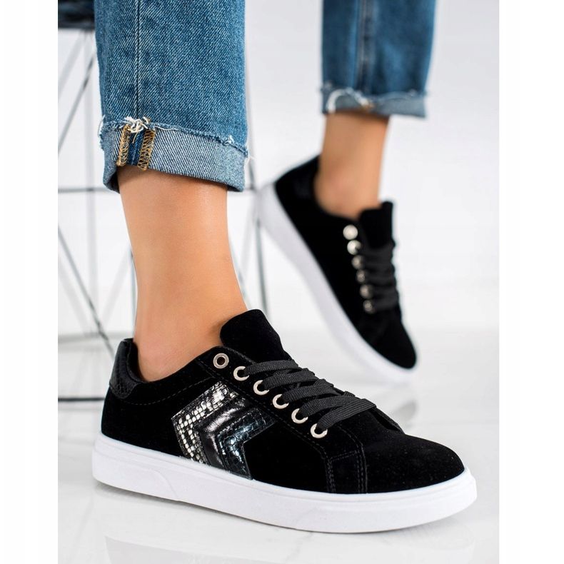 SHELOVET Ruskind Sneakers sort 2