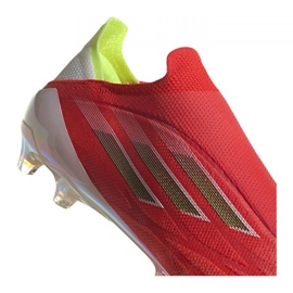 Adidas X Speedflow + Ag M FY6872 fodboldstøvler rød, orange, hvid rød 2