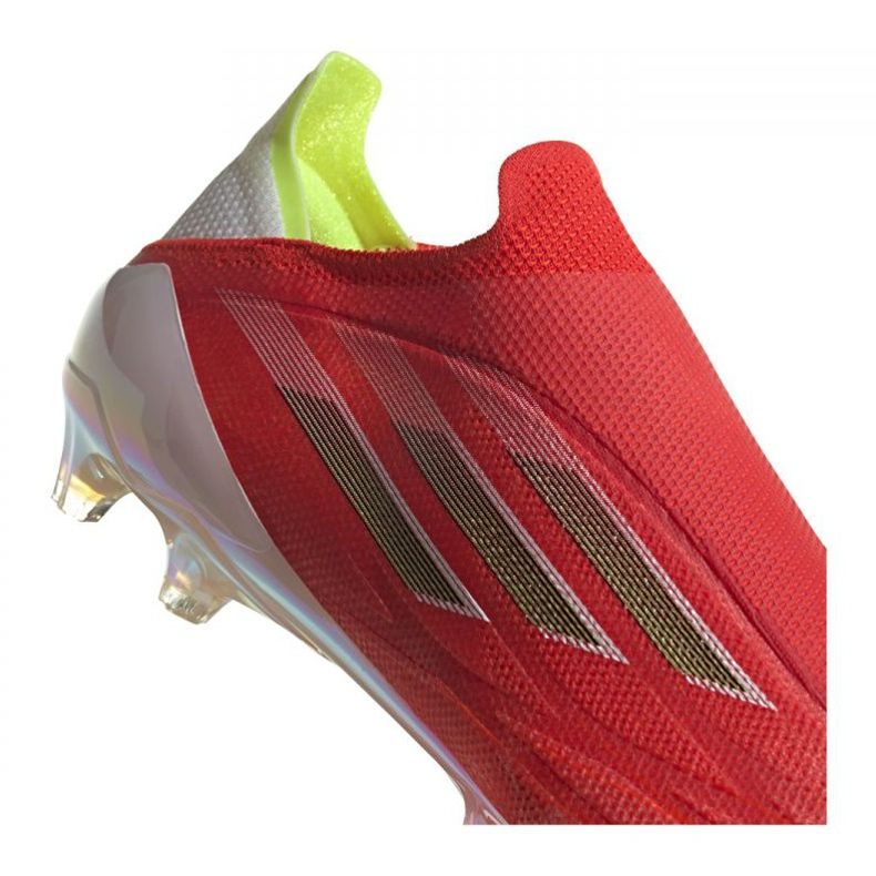 Adidas X Speedflow + Ag M FY6872 fodboldstøvler rød, orange, hvid rød 2
