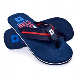 Mænds flip-flops Big Star FF174478 Marineblå 1