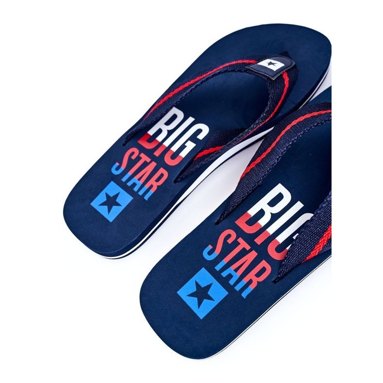 Mænds flip-flops Big Star FF174478 Marineblå 2