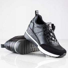 VINCEZA Wedge sneakers sort 1