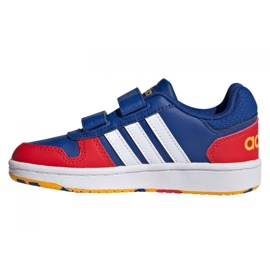 Adidas Hoops 2.0 C Jr FY9443 sko sort blå 1