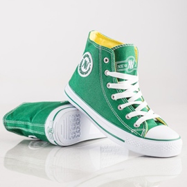New Age High Sneakers grøn 1
