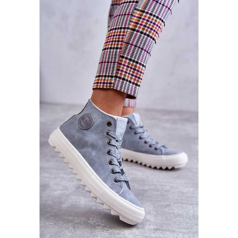 Isolerede sneakers til kvinder Big Star EE274115 Lyseblå 2