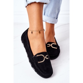 PS1 Kvinder sorte Downtown Suede Loafers 1