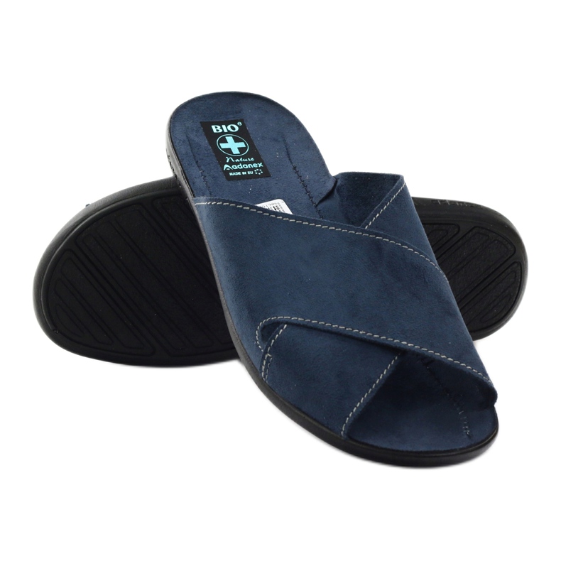 ADANEX SKÆRLER Mænds 20308 Navy Blue Slipples blå 3