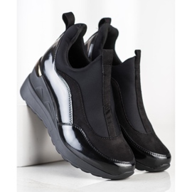 Evento Wedge Slip-On sneakers sort 1