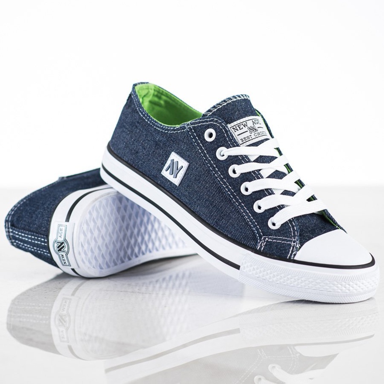 New Age sneakers marineblå blå 1