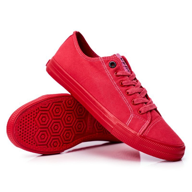 Mænds sneakers Big Star Red FF174336 rød 2