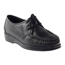 Solo 015 loafers til følsomme fødder sort 1