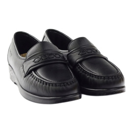 Solo loafers for følsomme fødder komfort sort 015 3