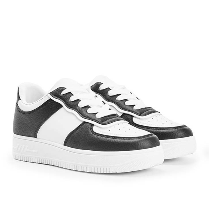 Sort og hvid Noyale sneakers 1