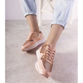 Pink Adeyla lakerede sneakers lyserød 1