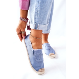 PS1 Klassisk blå Flaure Espadrilles til kvinder 1