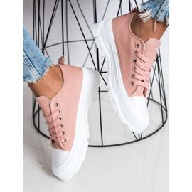 Goodin Sneakers på platformen lyserød 2