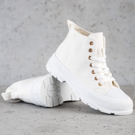 Goodin Høje hvide sneakers 1
