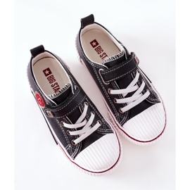 Læder -sneakers til børn Big Star II374042 Sort 1