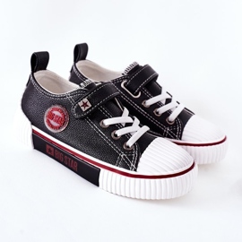 Læder -sneakers til børn Big Star II374042 Sort 2
