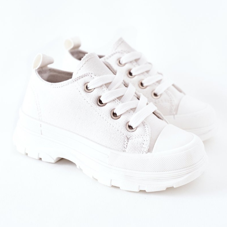 FR1 Børnesneakers Hvid rejsetid ['hvid'] 1