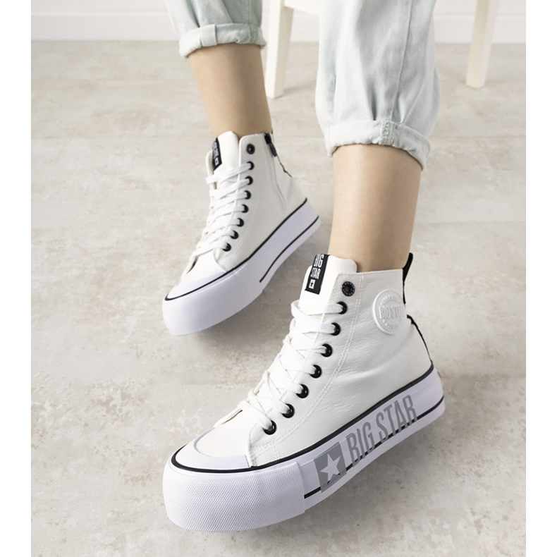 Kvinders hvide Big Star sneakers fra Balvin 1