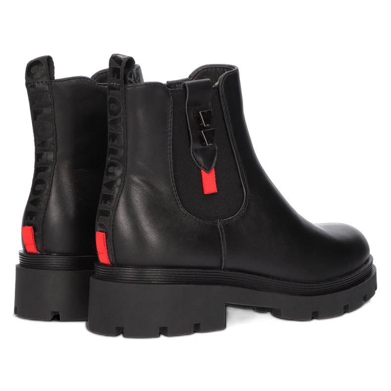Kvinders sorte støvler Filippo DBT3085 / 21 BK 3
