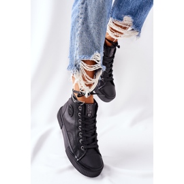 Højisolerede sneakers Big Star II274157 Sort 2
