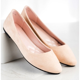 Sabatina Klassiske Beige Ballerinas 2