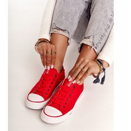 Dame Sneakers Low Big Star Rød DD274339 4