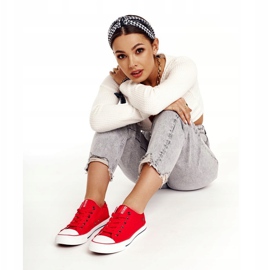 Dame Sneakers Low Big Star Rød DD274339 3