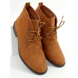 Snøresko camel 8321 Camel brun 1