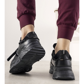 Sorte Temida sneakers til kvinder 1