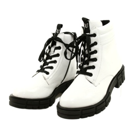 Malede kvinders støvler Caprice 9-25252-27 122 White hvid 2