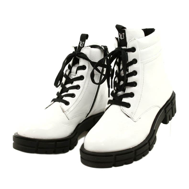 Malede kvinders støvler Caprice 9-25252-27 122 White hvid 2