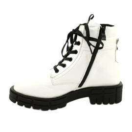 Malede kvinders støvler Caprice 9-25252-27 122 White hvid 1