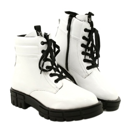 Malede kvinders støvler Caprice 9-25252-27 122 White hvid 4