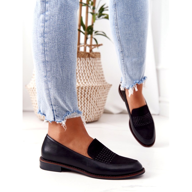 Loafers til kvinder Sergio Leone sort 3