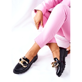 Lædersko Nicole Lacquered Black 2665 sort 1