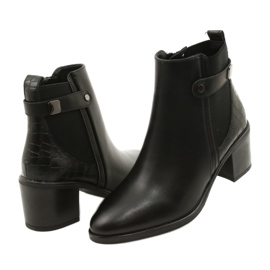 Klassiske sorte støvler Sergio Leone BT630 4